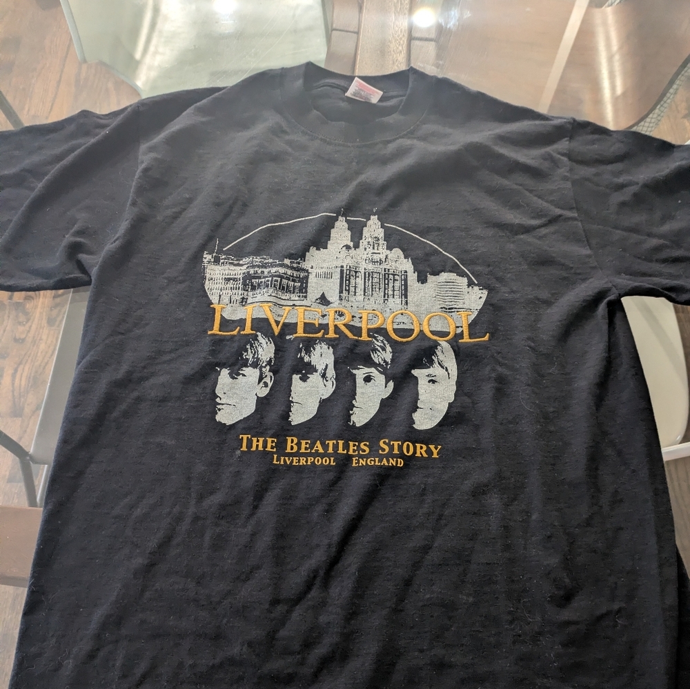 Beatles T Shirt Black